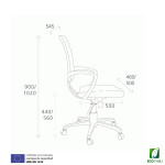 Silla Ergonómica Operativa Baza Negra. Ecopubli.
