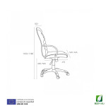 Sillón Ergonómico de Dirección Praga Negro