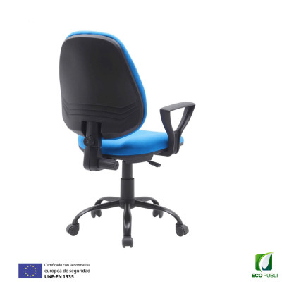Silla Ergonómica Operativa León Azul