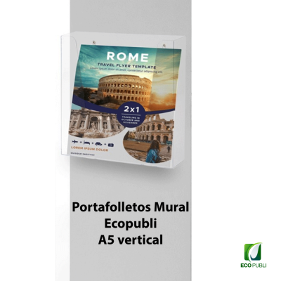 Porta Folletos Mural A5