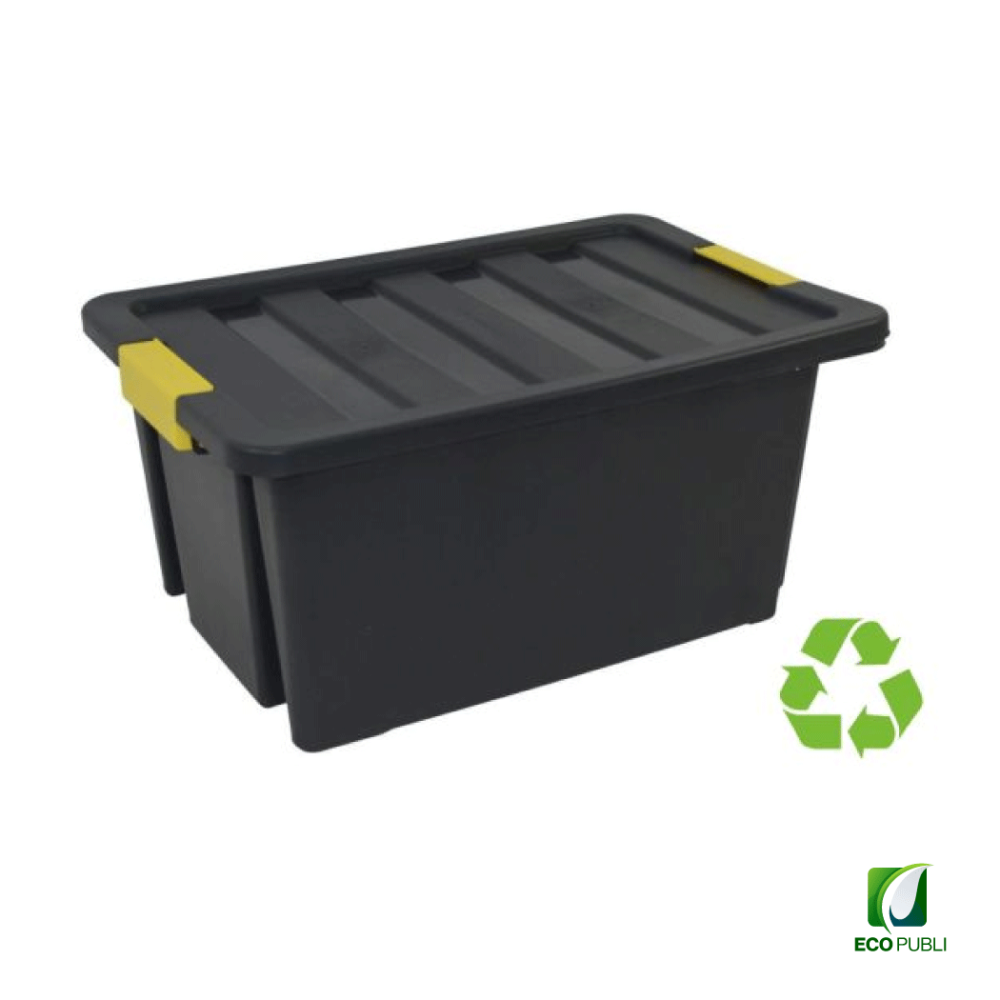 Caja Almacenaje Sostenible 55 Litros Apilable