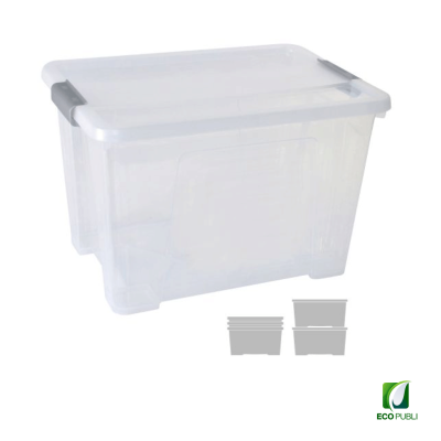 Caja Almacenaje 20 Litros Apilable. Ecopubli