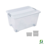 Caja Almacenaje 52 Litros Apilable. Ecopubli