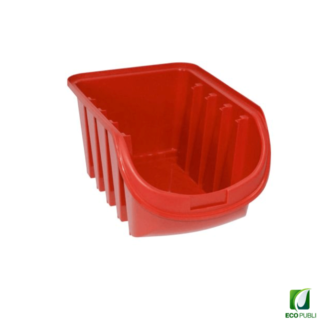 Gaveta Roja de 3000 ml sin Tapa. Ecopubli