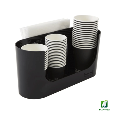 Organizador 3 Compartimentos Vasos y Servilletero