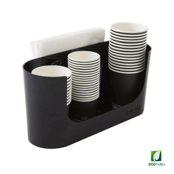 Organizador 3 Compartimentos Vasos y Servilletero