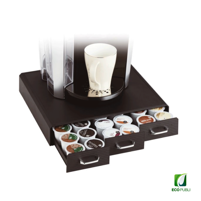 Organizador 3 Cajones para Capsulas Café o Sobres Té