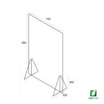 Mampara Protectora Ecopubli 750X850 mm