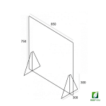 Mampara Protectora Ecopubli 850X750 mm