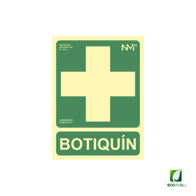 Señal de Seguridad Botiquín 224X300 mm