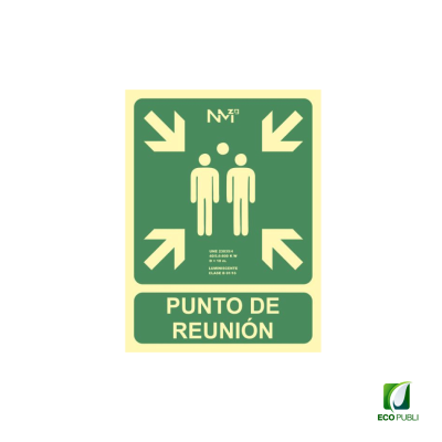 Señal de Seguridad Punto de Reunión 224X300 mm