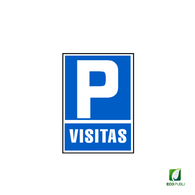 Señal Parking Visitas 210X297 mm