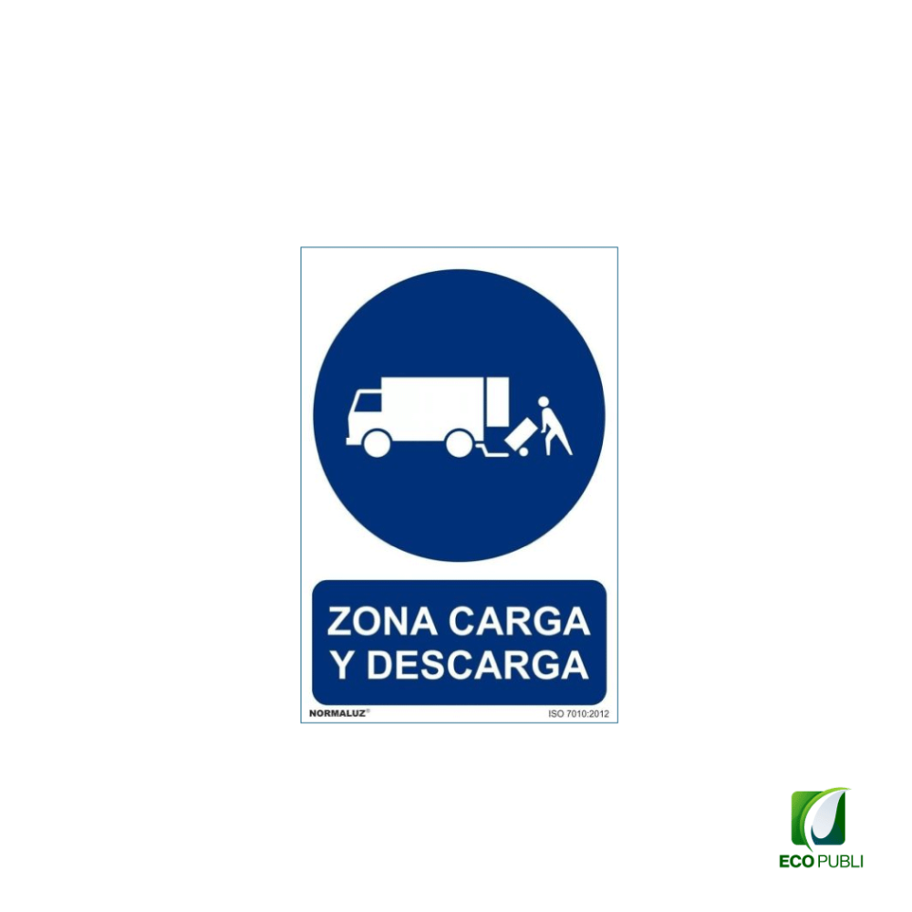 Señal de Carga y Descarga 210X297 mm