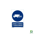 Señal de Carga y Descarga 210X297 mm