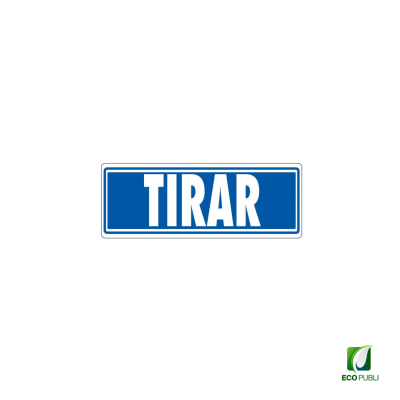 Señal Adhesiva Tirar 175x65 mm