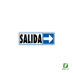 Señal Adhesiva Salida Derecha 175x65 mm