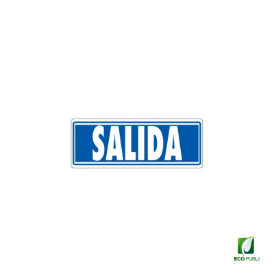 Señal Adhesiva Salida 175x65 mm