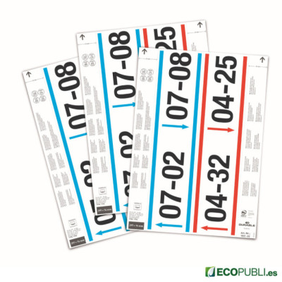 Etiquetas 297x74 mm Blancas