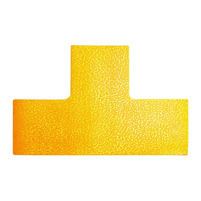 Adhesivo Forma T Marcaje de Suelo Amarillo