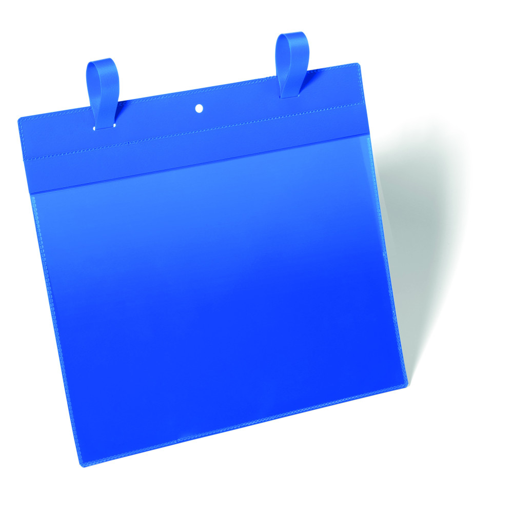 Funda con Cintas A4 Horizontal Azul Oscuro