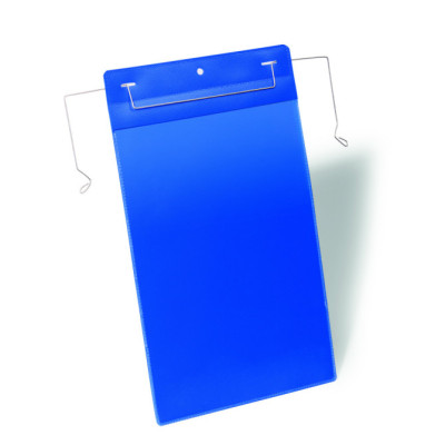 Funda con Alambre A4 Vertical Azul Oscuro