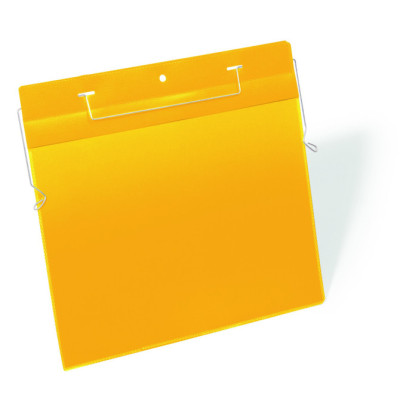 Funda con Alambre A4 Horizontal Amarilla