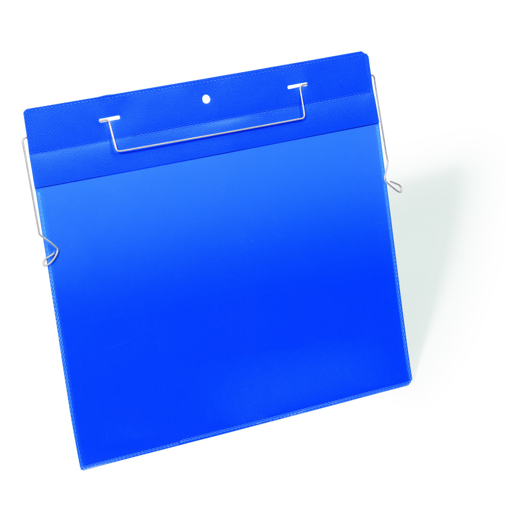 Funda con Alambre A4 Horizontal Azul Oscuro