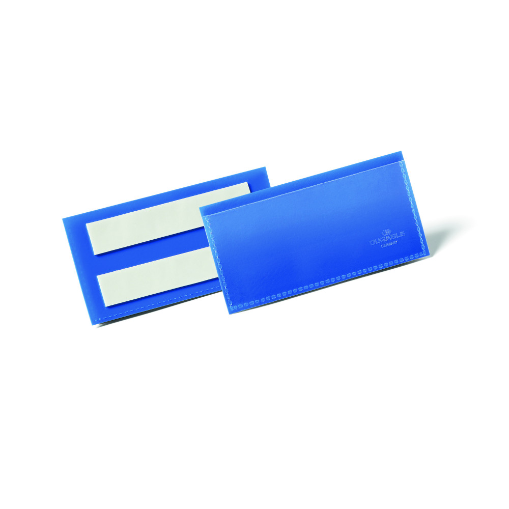 Fundas Auto adhesivas Pequeñas 100x38mm Azul Oscuro