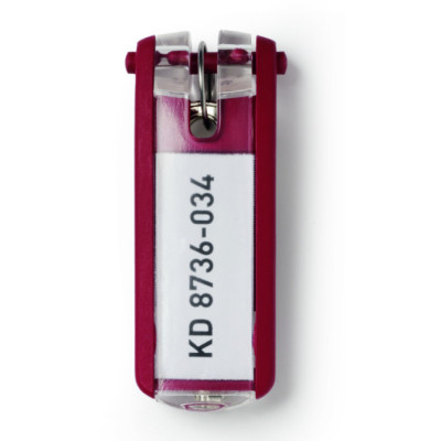 6 Uds Llavero KEY CLIP Rojo
