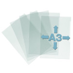 Funda PREMIUM A3 Transparente