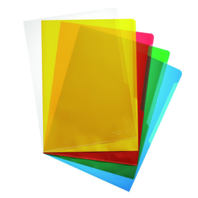 Funda Transparente ESTANDAR A4 Colores Surtidos