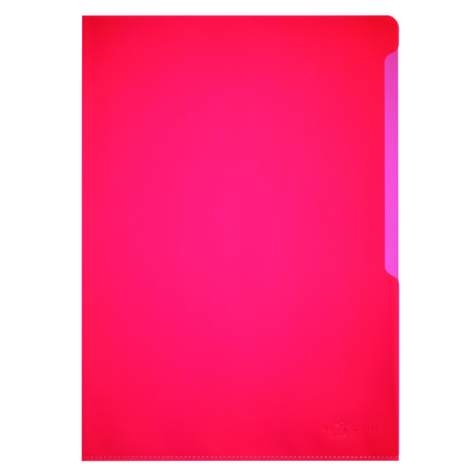 Funda Transparente ESTANDAR A4 Roja