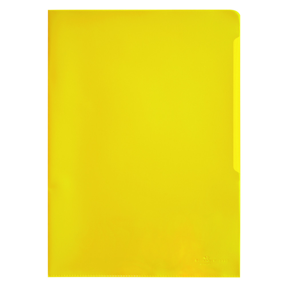 Funda Transparente ESTANDAR A4 Amarilla