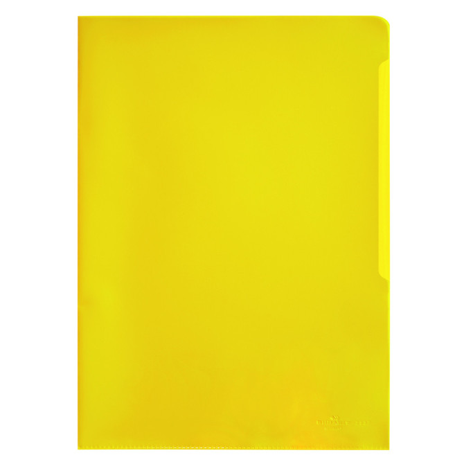 Funda Transparente ESTANDAR A4 Amarilla