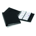 Tarjetero Anillas VISIFIX ECONOMY 400 A4 Negro