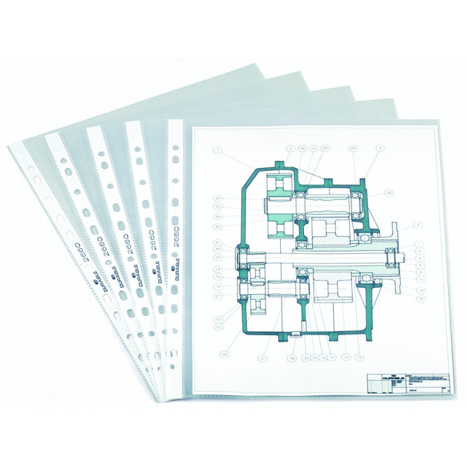 Fundas Multitaladro ESTANDAR A4 Transparente