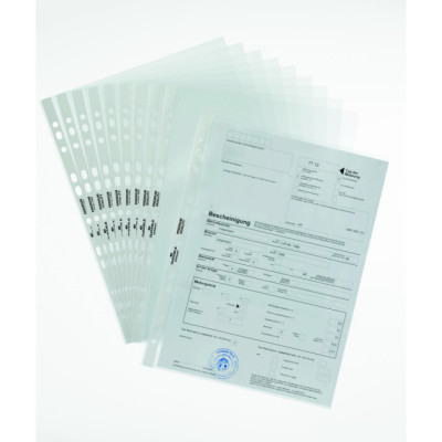 Fundas Multitaladro PREMIUM A4 Crystal Clear Transparente
