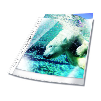 Fundas Multitaladro PREMIUM A4 Crystal Clear Transparente