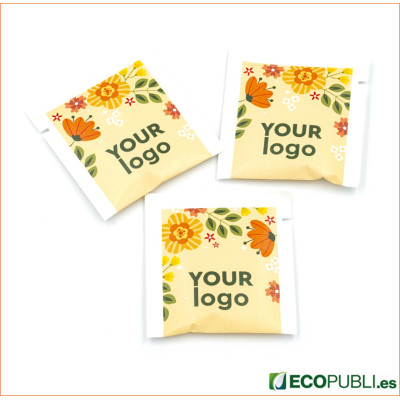 Sobres de Azúcar Personalizados. Calidad Ecopubli