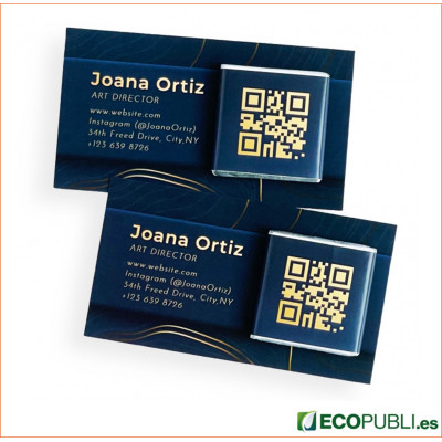 Tarjeta de Visita con Chocolatina 5gr