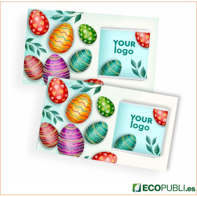 Tarjeta Regalo con Chocolatina 5gr. Ecopubli.