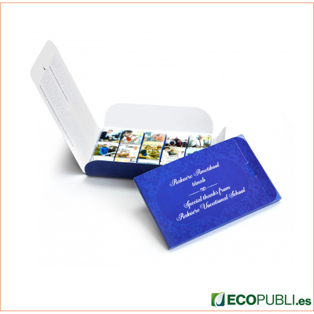 Caja Personalizada Chocolatinas Sobre 15