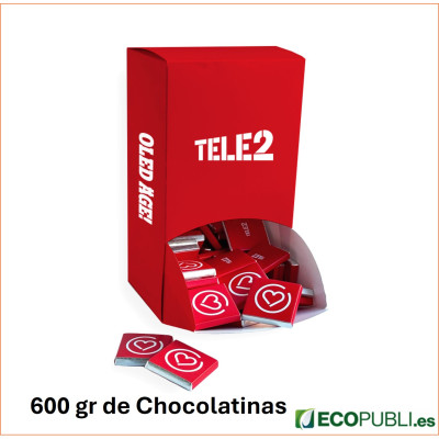Display Max Personalizado con 8 Tipos de Dulces Diferentes