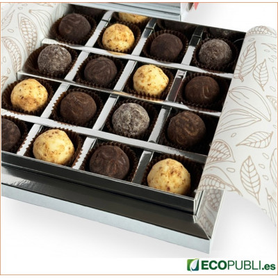 Caja Personalizada de Trufas Francesas PREMIUM 16