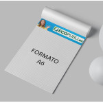 Bloc Encolado A6 Impreso a Una Cara