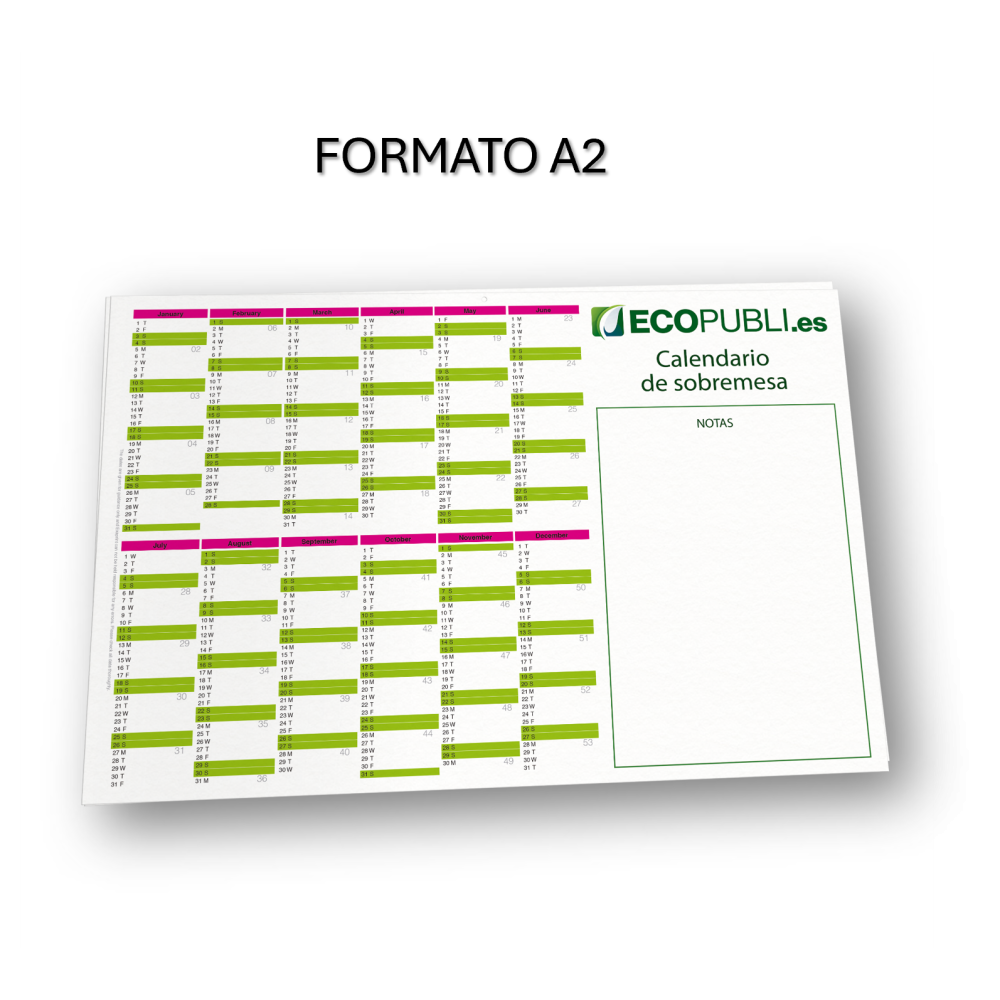 Bloc de Escritorio A2