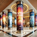 Columna Textil Personalizada