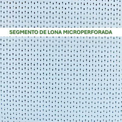 Lona Microperforada Reforzada 350 gr