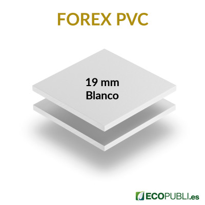 Panel Forex PVC Grosor 19 mm